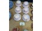 Row of Paragon Cups & Saucers