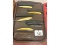 Tray of Straight Razors & Strap