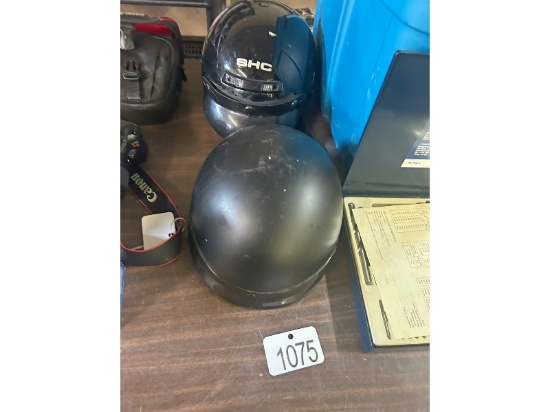 2 Motorcycle Helmets