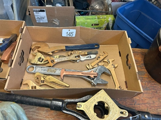 Box of Antique Wrenches