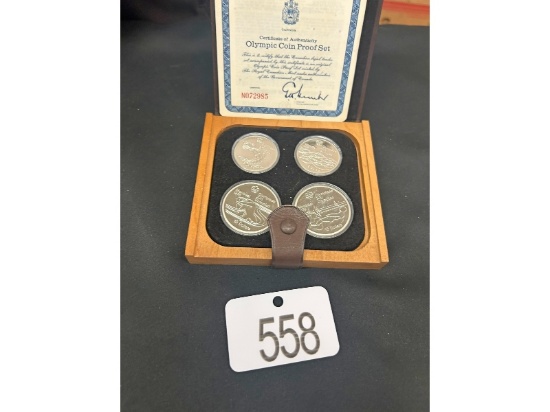 1976 Montreal Olympic Silver Coin Set