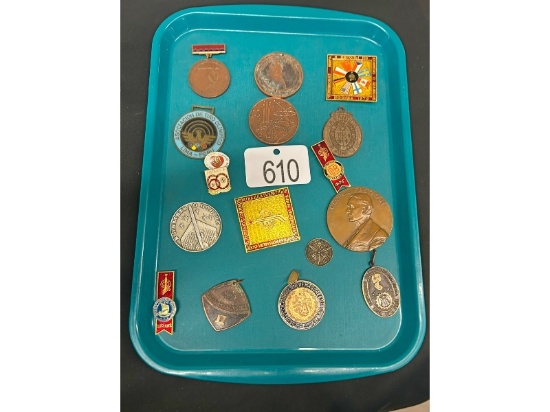 Tray of Medals