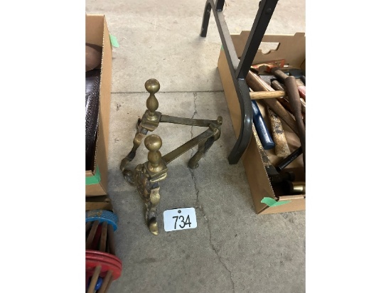Brass Log Ends