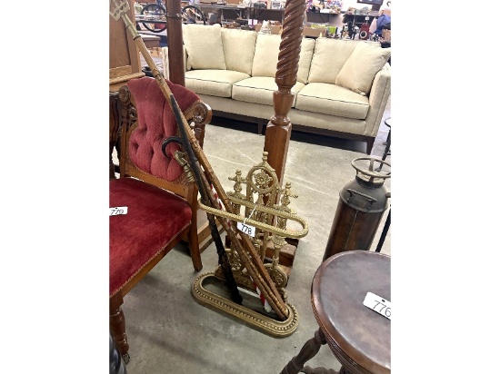 Cane Holder, Etc.