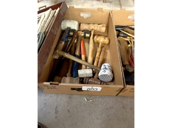 Box of Antique Mallets