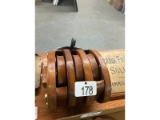 3 Wheel Wooden Pulley
