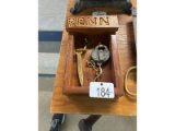 Railroad Lock, Key & Spike