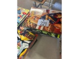 Stack of DC & Marvel Comics