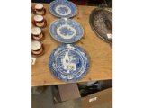 Row of Antique Plates