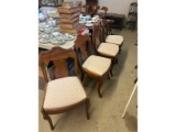 4 Matching Victorian Chairs