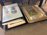 Stack of Framed Prints