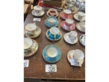 Row of Cups & Saucers