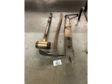 Wooden Mallet, Adze & Railway Tool