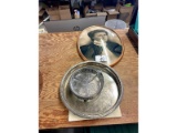 Wall Hanger & Silver Dish