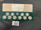 1988 Calgary Olympic Silver Coin Set