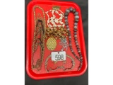 Tray of Victorian Jewelry