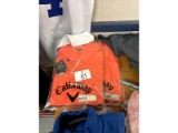 New Callaway XL Gold Shirts