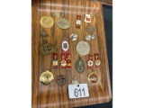 Tray of Medals