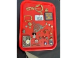Tray of Pins & Coins