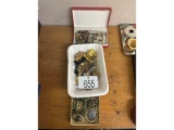 Row of Costume Jewelry