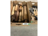 Box of Wooden Kitchen Tools