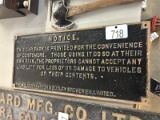 The Wolverhampton & Dudley Breweries Limited Placard