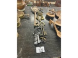 Row of Antique Keys