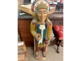 Carved Native Statue
