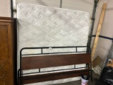 King Size Bed With Frame & Bedding