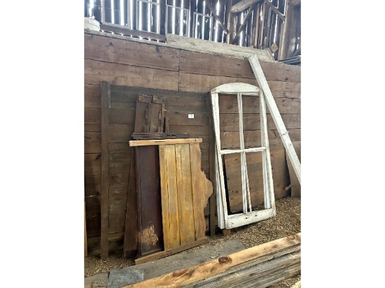 Wooden Window Frames & Antique Bed