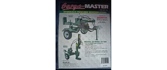 Surge Master Wood Splitter With Honda 5.0 Engine - Works Well