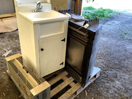 Propane Fireplace Insert, Vanity & Heater