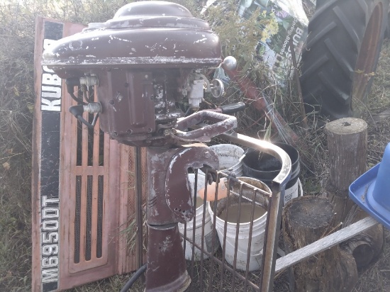 Antique Motor - Twin Cylinder