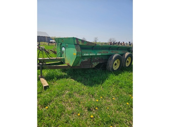 J.D. Manure Spreader - Needs Floor