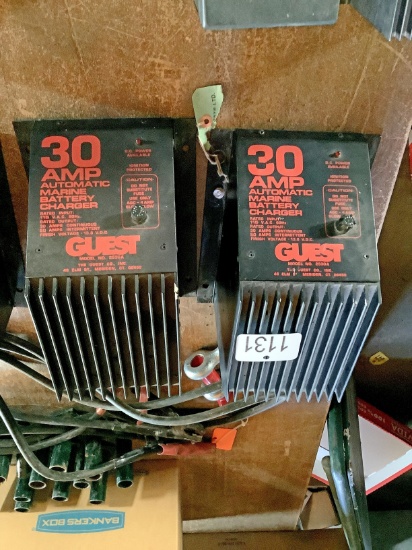2- 30 Amp Marine Chargers