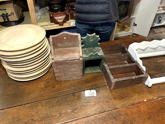 Wooden Shelves, Etc.