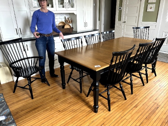 Dining Room 88"x43" Table & 8 Chairs