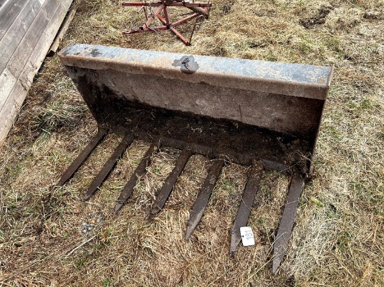 Skid Steer Manure Fork - 4'