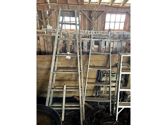 3 Wooden Ladders