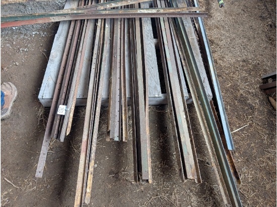 25 -7' Steel Stakes Plus Miscellaneous Stakes