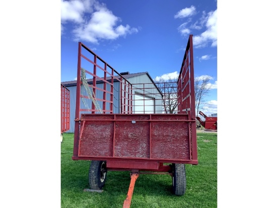 20' Steel Thrower Wagon