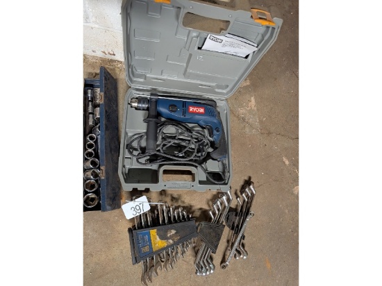 Ryobi Hammer Drill, Wrenches and Sockets