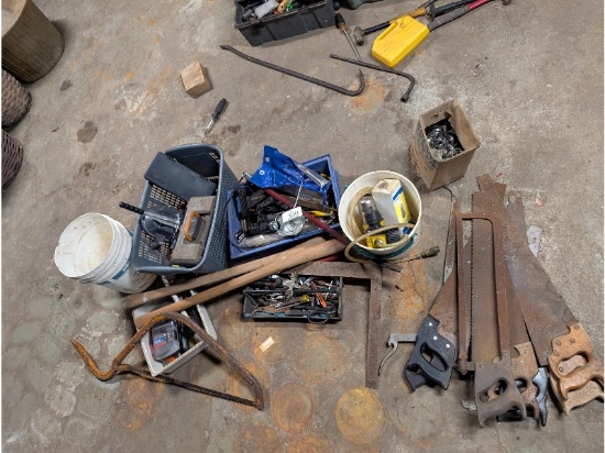 Lot of Assorted Tools Including Syphon Pump
