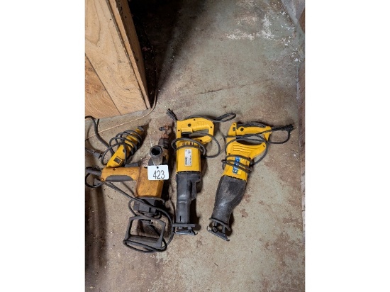 Reciprocating Saws, Drill, Etc.