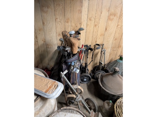 Golf Bags and Cart