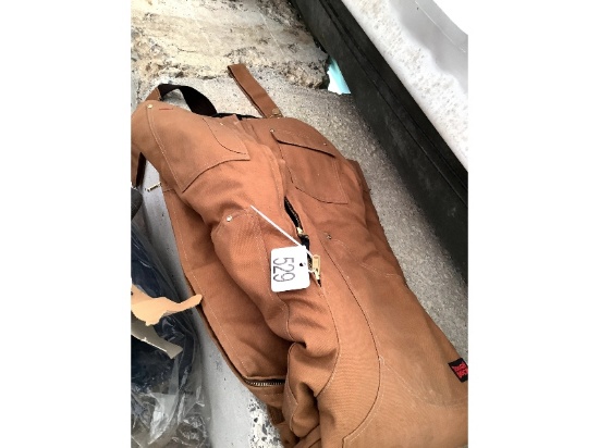 New Never Worn Tough Duck Medium Insulated Overalls