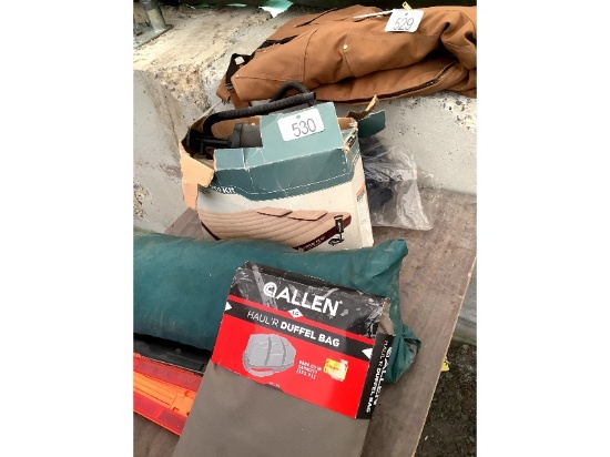 Air Mattress, New Duffel Bag, Etc.
