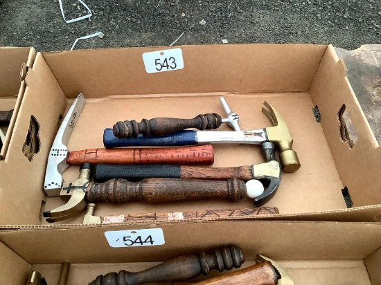 Box of Antique Hammers