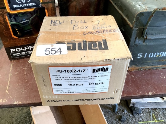 Box of 2-1/2" Screws