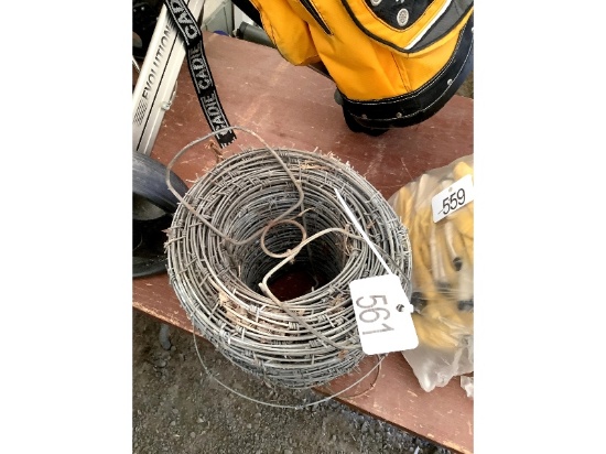 Part Roll of Barbed Wire